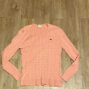 Women’s Lacoste pink sweater size 44